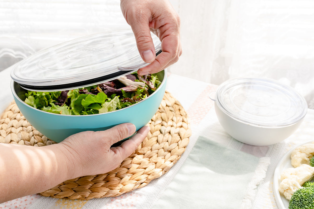 served Brand | Premium Large Serving Bowl - Keep Food Hot or Cold for Hours  with our Vacuum-Insulated, Double-Walled, Copper-Lined Stainless Steel