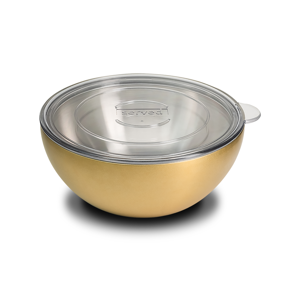 served Large Insulated Serving Bowl (2.5Q) Golden