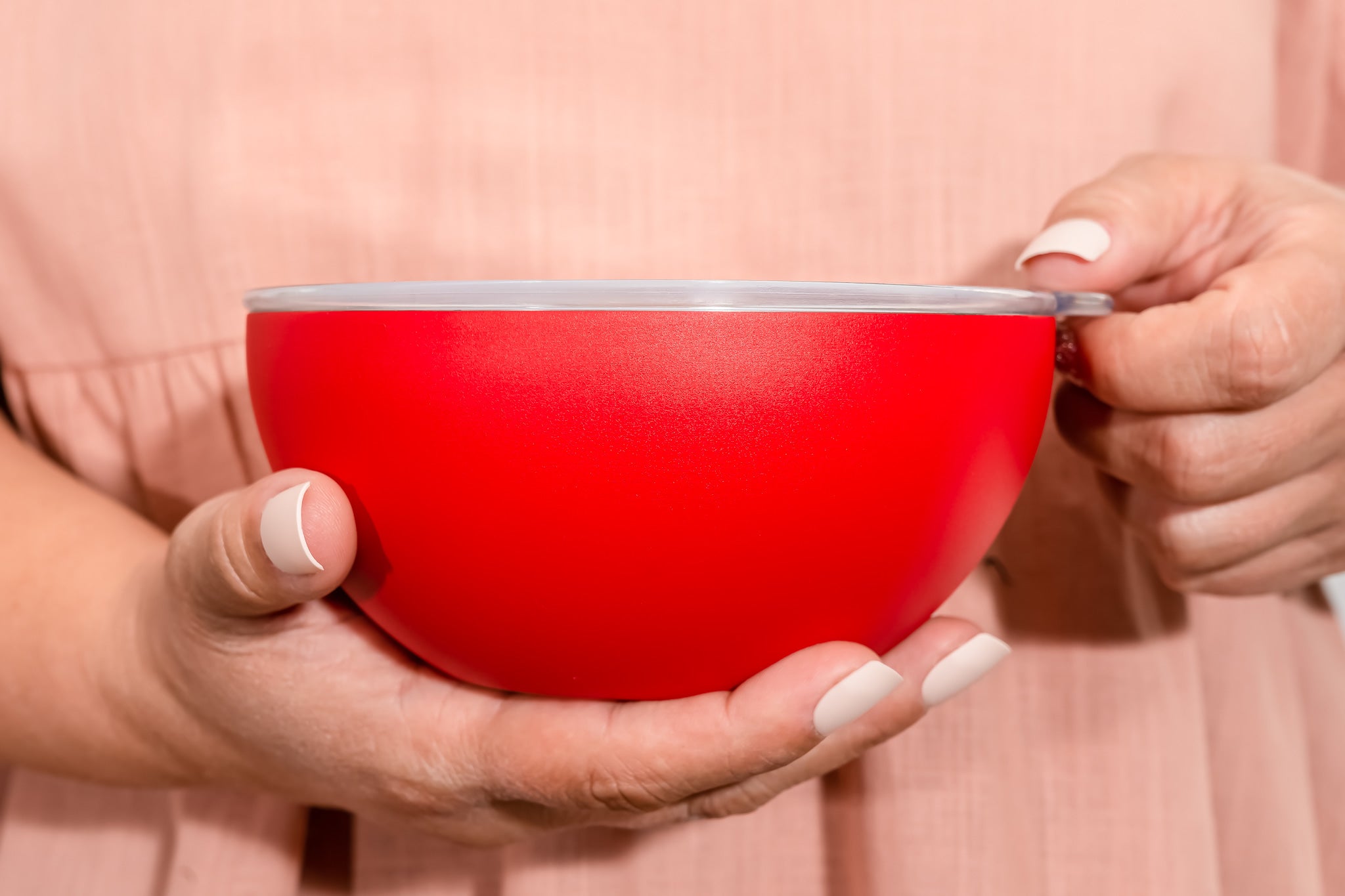 Served Insulated Serving Bowl - Strawberry