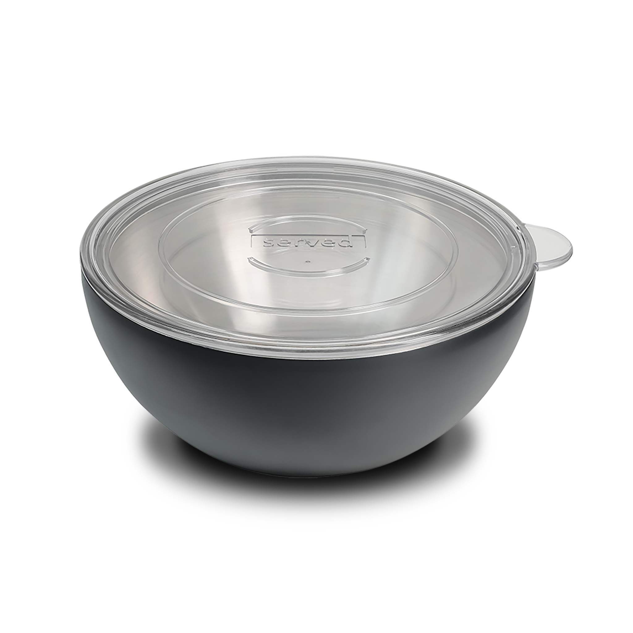 served Vacuum-Insulated Large Serving Bowl (2.5Q) - Caviar