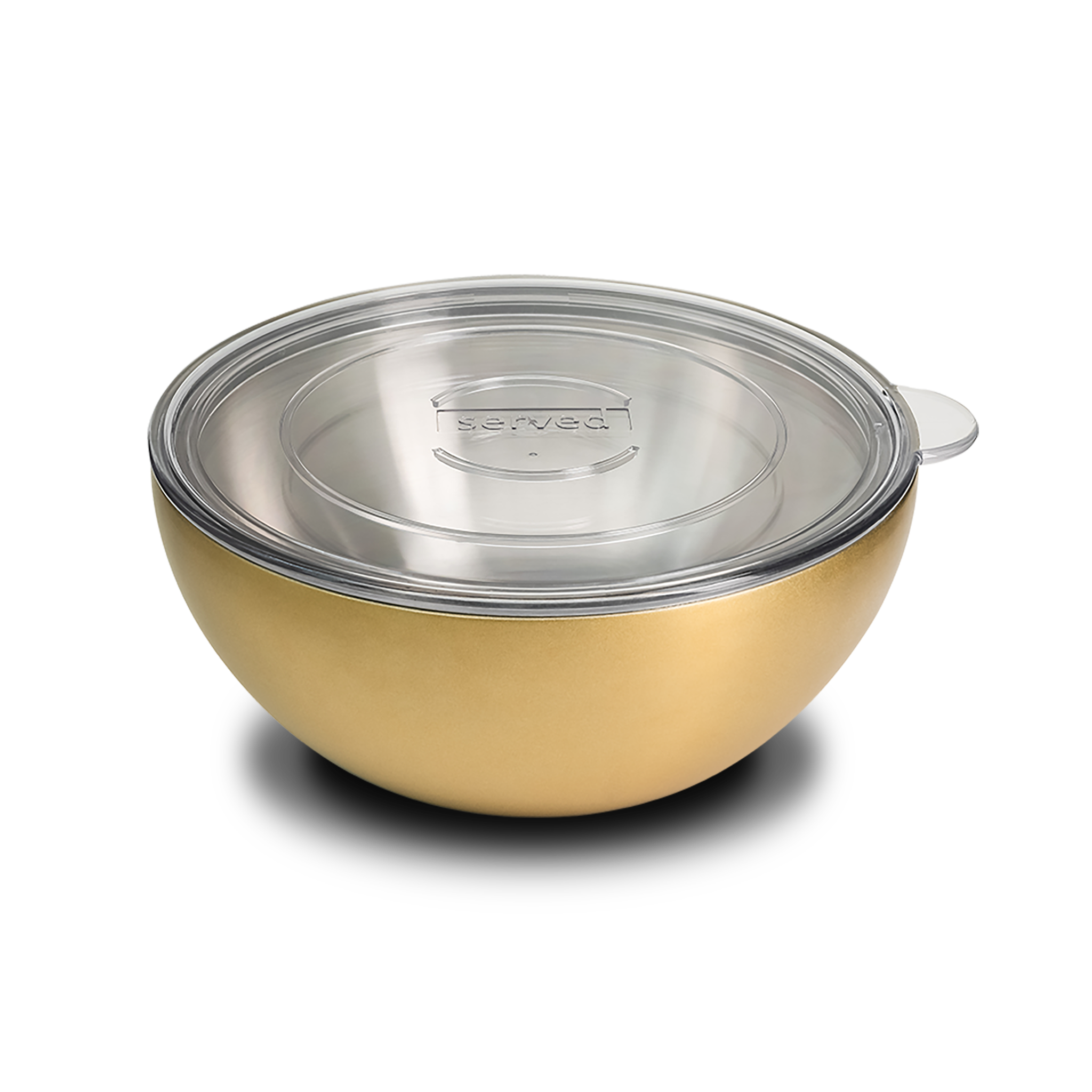 Gold Stainless Steel Pinch Bowl with Lid Set of 2 - World Market