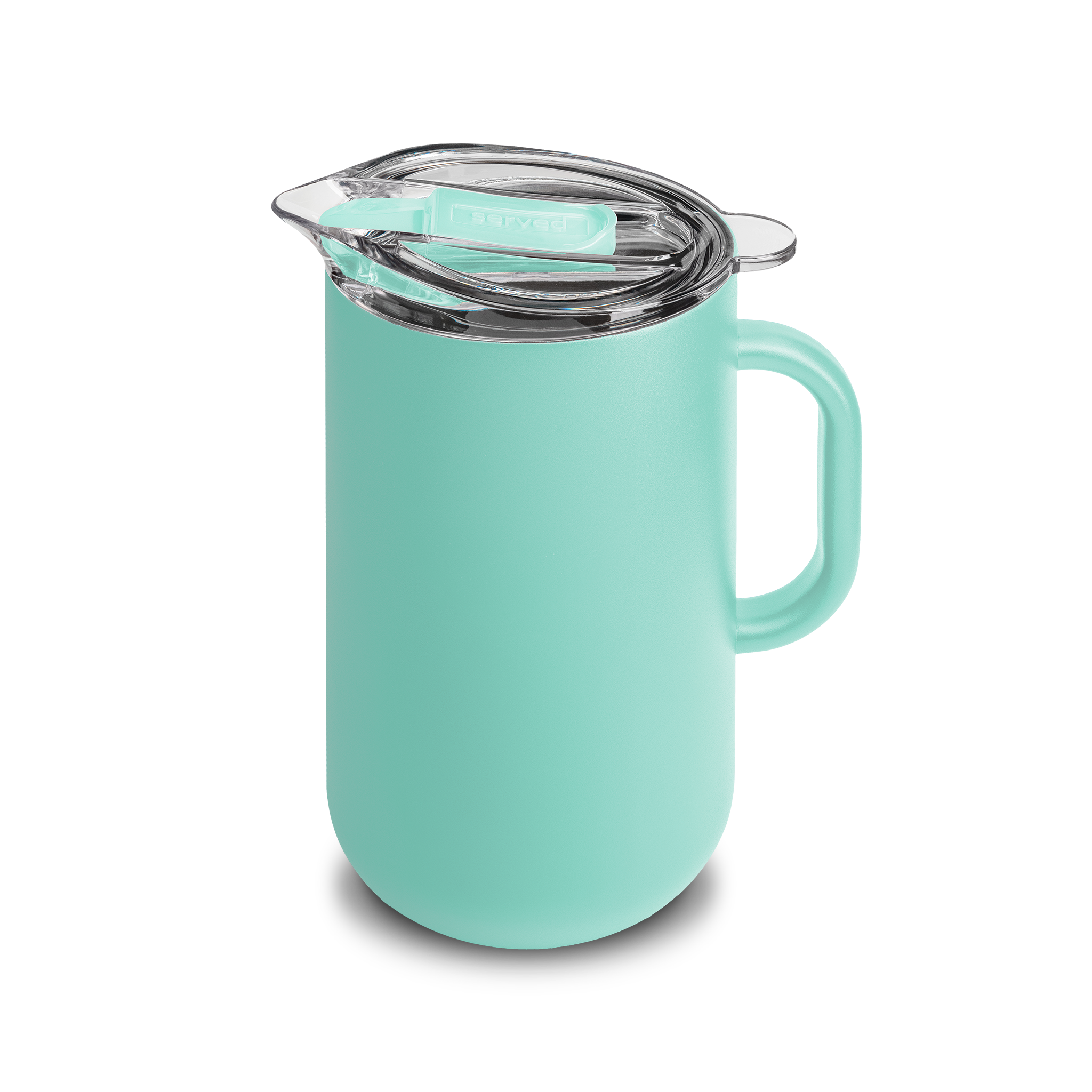 served Brand | Premium Pitcher (2L) - Keep Drinks Cold or Hot for Hours  with our Vacuum-Insulated, Double-Walled, Copper-Lined Stainless Steel  Pitcher
